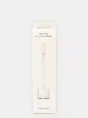 Адаптер аудио переходник J-009 (Lightning/3.5mm jack aux + Lightning для Apple iPhone)