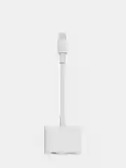 Адаптер аудио переходник J-009 (Lightning/3.5mm jack aux + Lightning для Apple iPhone)
