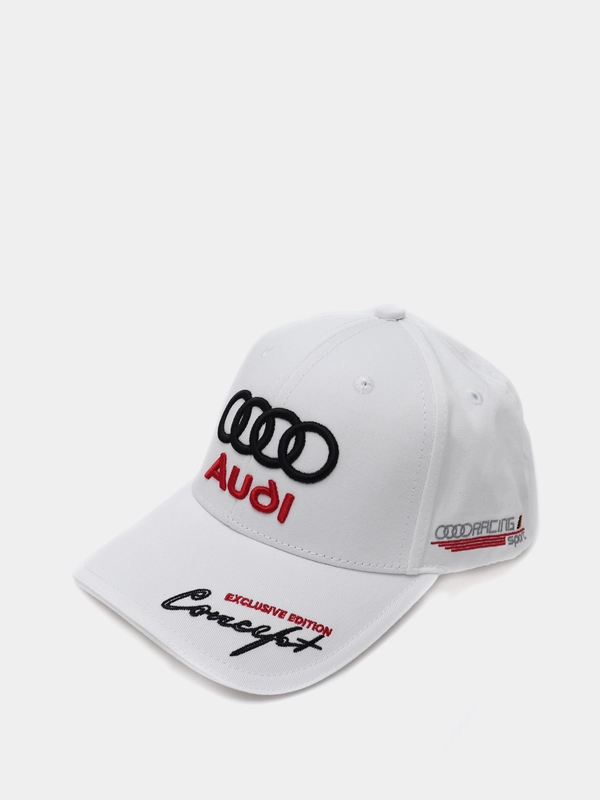 Бейсболка / кепка мужская / женская / унисекс с объемной вышивкой AUDI / Ауди