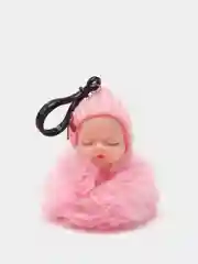 Розовый брелок "Спящий малыш"