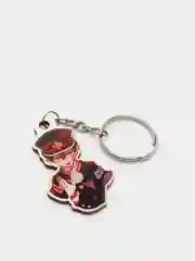 Черный брелки деревянные с аниме "JoJos Bizarre Adventure", "My Hero Academy", "Bungo Stray Dogs"