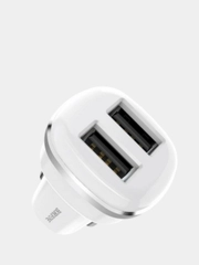 Автомобильное З/У Borofone BZ13 2USB 2.4A, белый