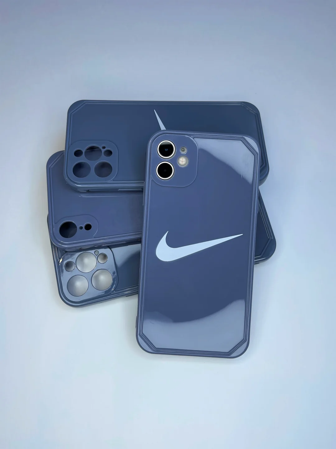 Серый меланж чехол накладка с принтом  Apple iPhone 11, 12 Pro, 12 Pro Max, XR