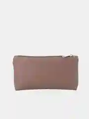 Косметичка, женская, дорожная, на молнии, кожаная, вместительная
