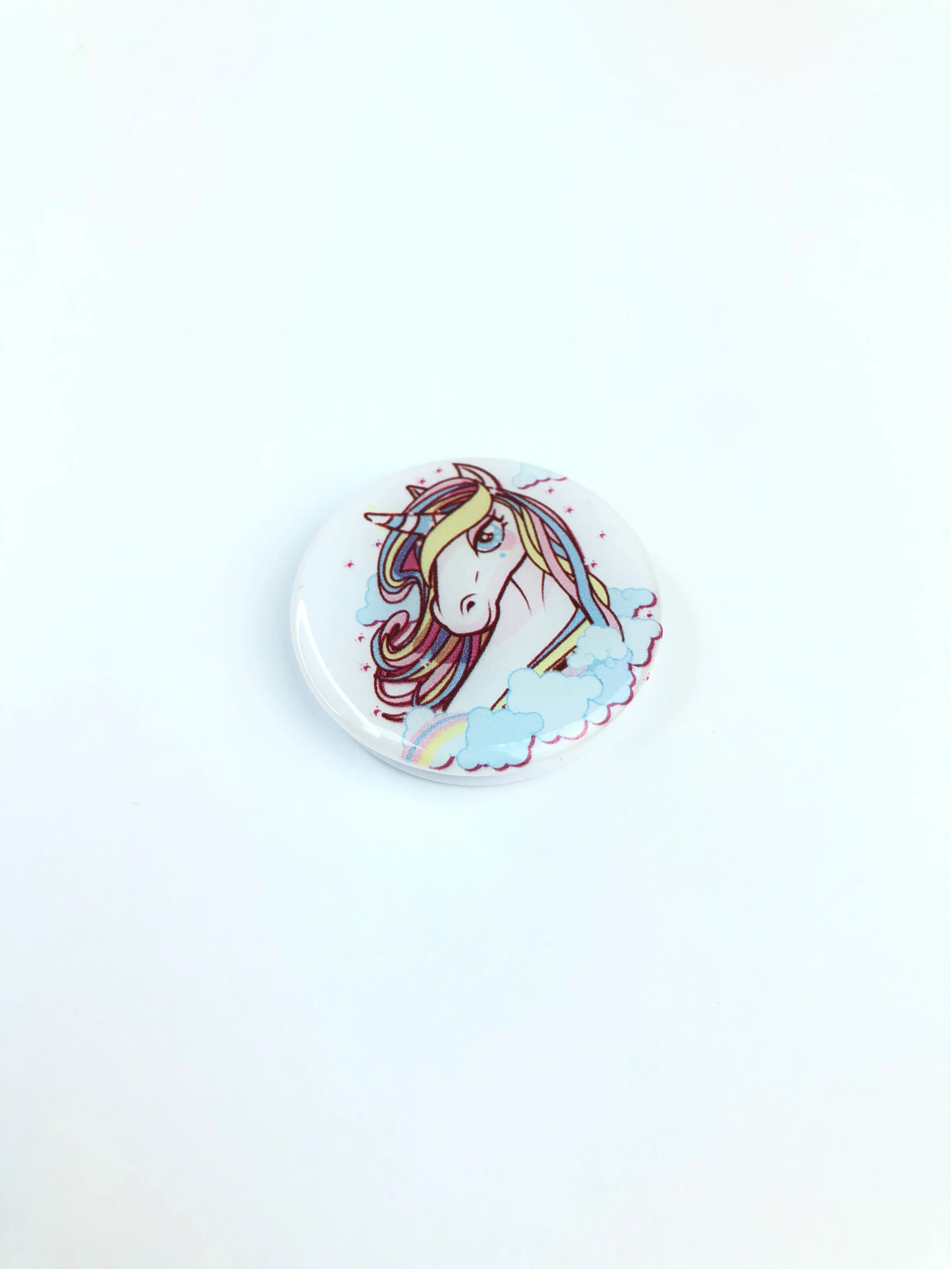 Угольный попсокет - подставка для телефона, popsocket (единороги)