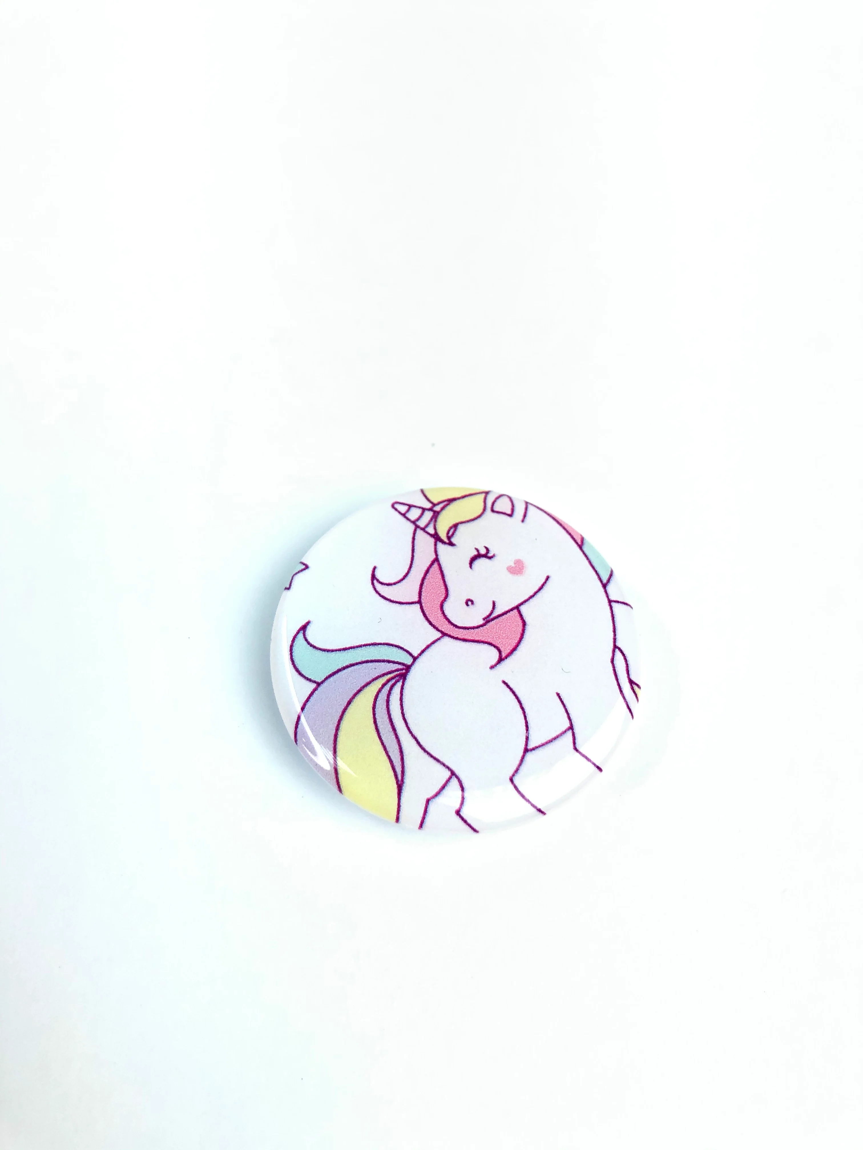Серый меланж попсокет - подставка для телефона, popsocket (единороги)