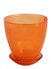 Горшок NiNaGlass алеб.крш.орж