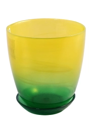 Горшок NiNaGlass алеб.крш.жел.-зел