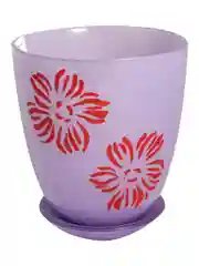Горшок NiNaGlass крш."Гербера" крс.сир