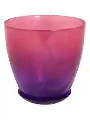 Горшок NiNaGlass алеб.крш.роз.-фиолет