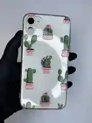 Чехол накладка прозрачный с принтом iPhone 11, 12, 12 Pro, 12 Pro Max, XS, 7+, Redmi 9A