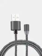 Черный магнитный кабель или коннектор (micro-USB/Type-C)