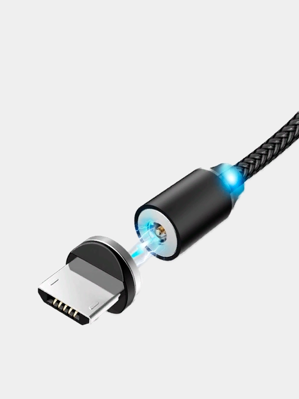 Магнитный кабель или коннектор (micro-USB/Type-C)