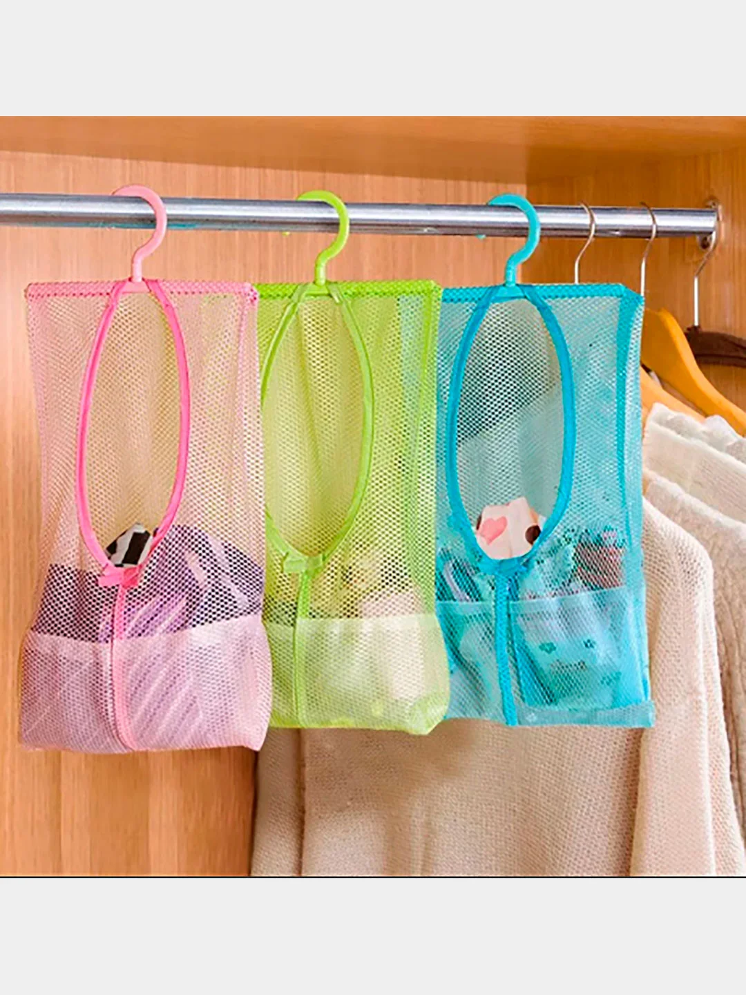 Сетка для мелочей на вешалке