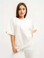 Белый футболка Oversize унисекс