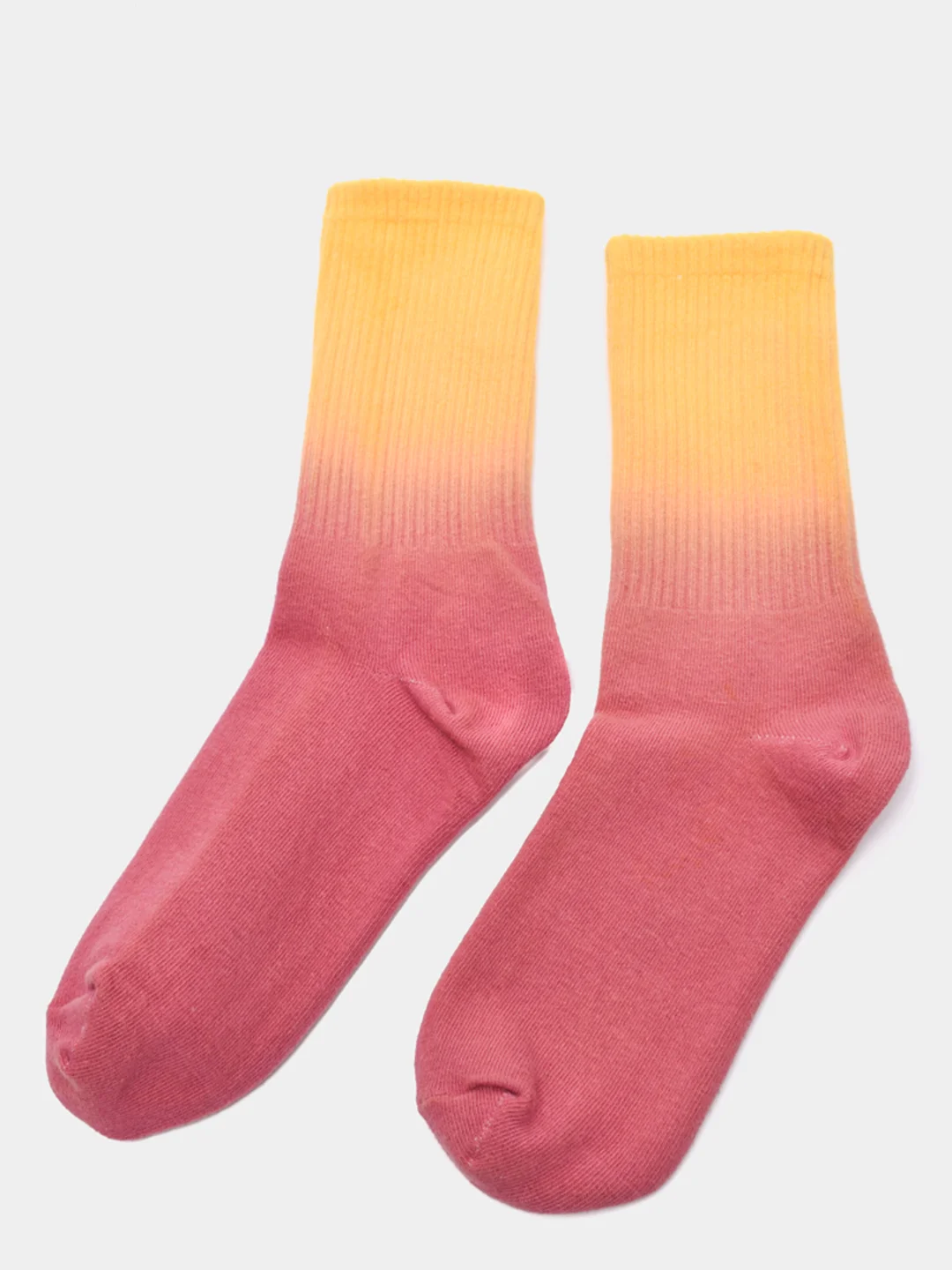 Коралловый носки с принтом "Gradient" pkt