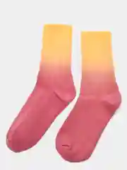 Коралловый носки с принтом "Gradient" pkt