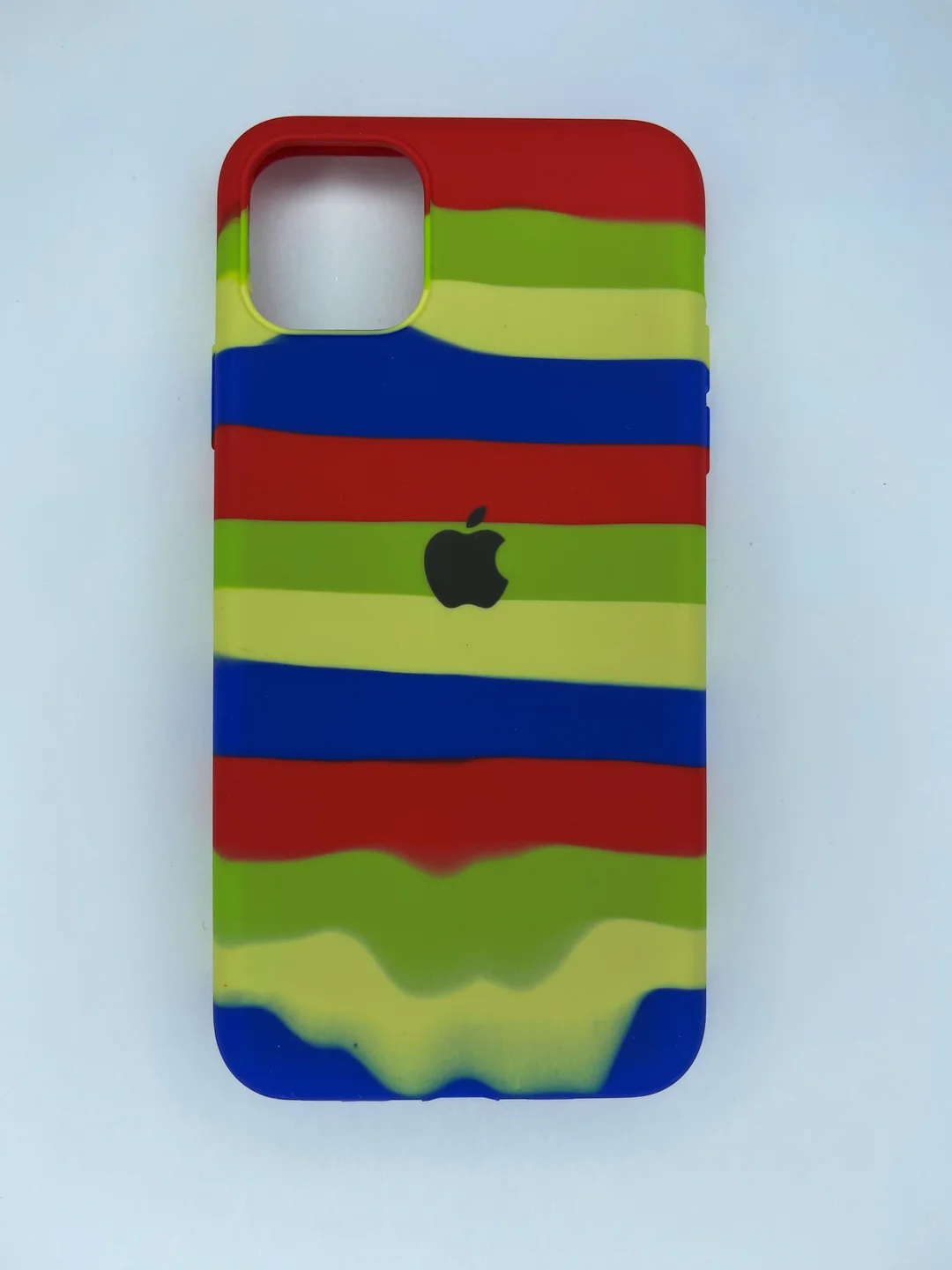 Синий чехол накладка радужный на телефон Apple iPhone 11 Pro, 11 Pro Max, XS Max