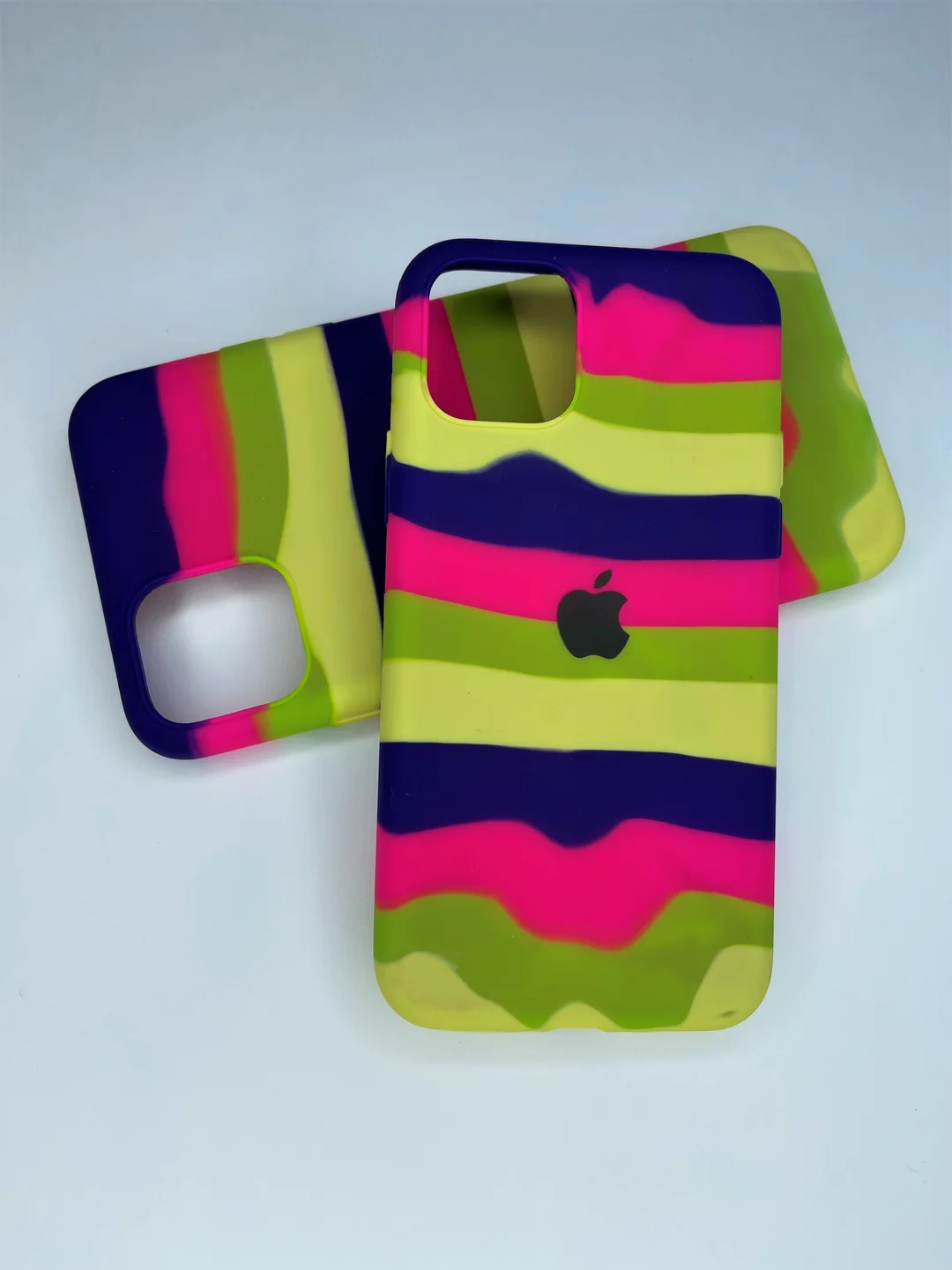 Фиолетовый чехол накладка радужный на телефон Apple iPhone 11 Pro, 11 Pro Max, XS Max