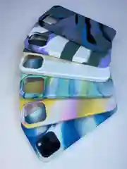 Чехол накладка с акварельным принтом Apple iPhone Айфон 11, 12, 12 Pro, 12 Pro Max