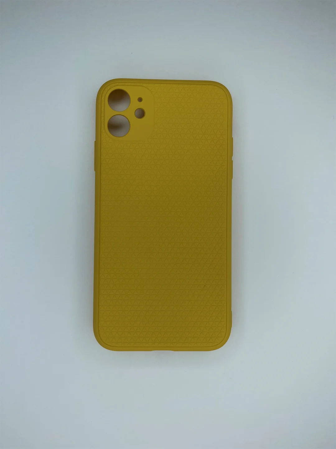 Желтый чехол накладка силиконовый мягкий Apple iPhone 11