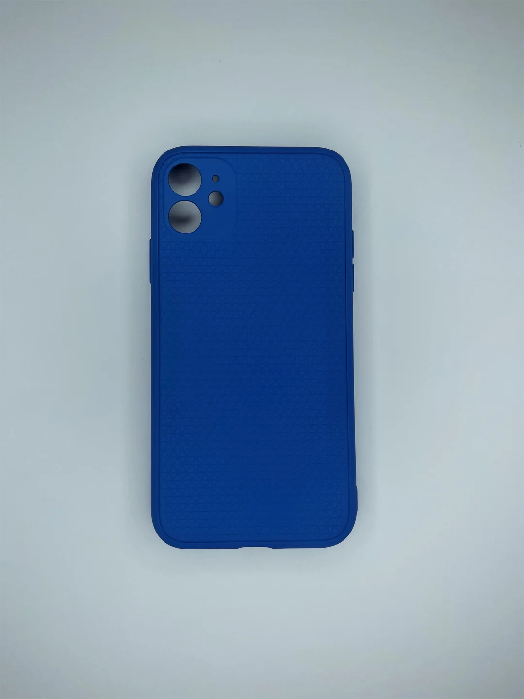 Синий чехол накладка силиконовый мягкий Apple iPhone 11