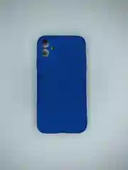 Синий чехол накладка силиконовый мягкий Apple iPhone 11