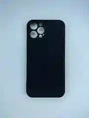 Черный чехол накладка силиконовый мягкий Apple iPhone 12 Pro Max