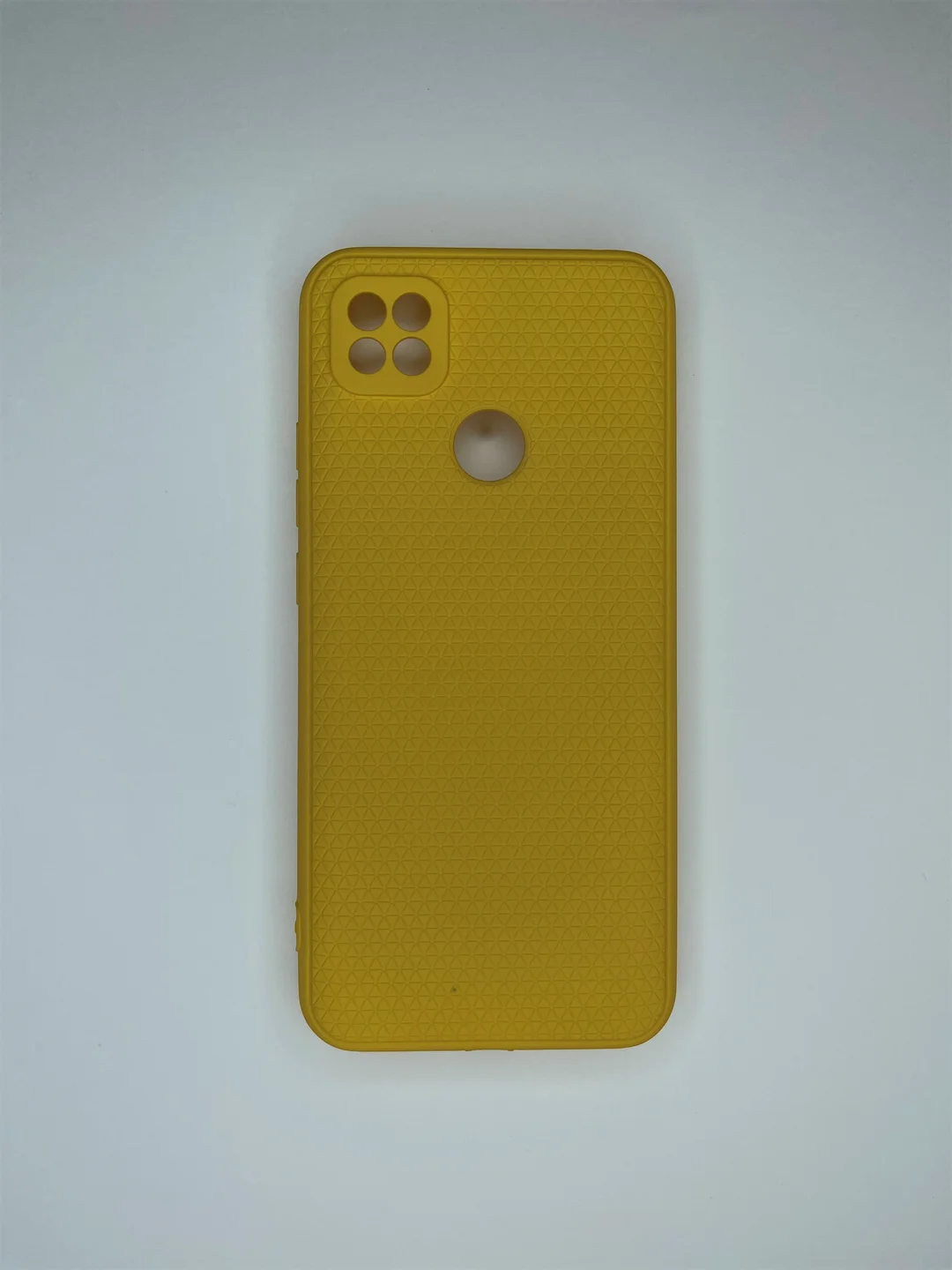 Желтый чехол накладка силиконовый мягкий Xiaomi Redmi 9C