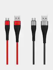 Кабель для зарядки телефона Borofone BX32 USB-Lightning/Type-C/MicroUSB 2A iphone андроид