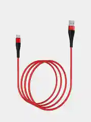 Красный кабель для зарядки телефона Borofone BX32 USB-Lightning/Type-C/MicroUSB 2A iphone андроид