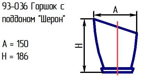 Горшок NiNaGlass с подд. "Шерон" алеб.крш.аквамарин
