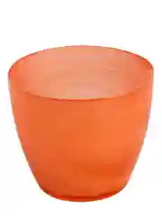 Кашпо NiNaGlass "Джина" алеб.мат.крш.орж