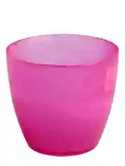 Кашпо NiNaGlass "Джина" алеб.мат.крш.роз
