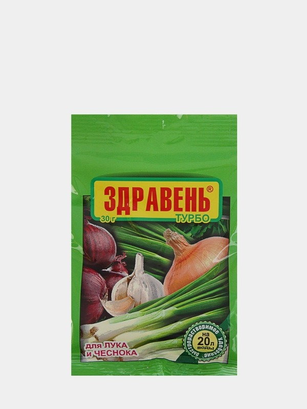 Удобрение Здравень турбо для лука и чеснока, 30 г