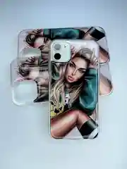 Чехол накладка принт "Красотка" Apple iPhone 11, 12, 12 Pro, 12 Pro Max