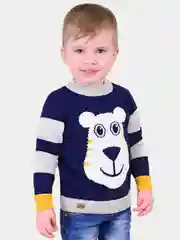 Темно-синий джемпер для мальчика Golden Kids Art из хлопка, 1-5 лет