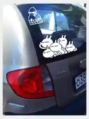 Прозрачный наклейка на авто "Baby on board"