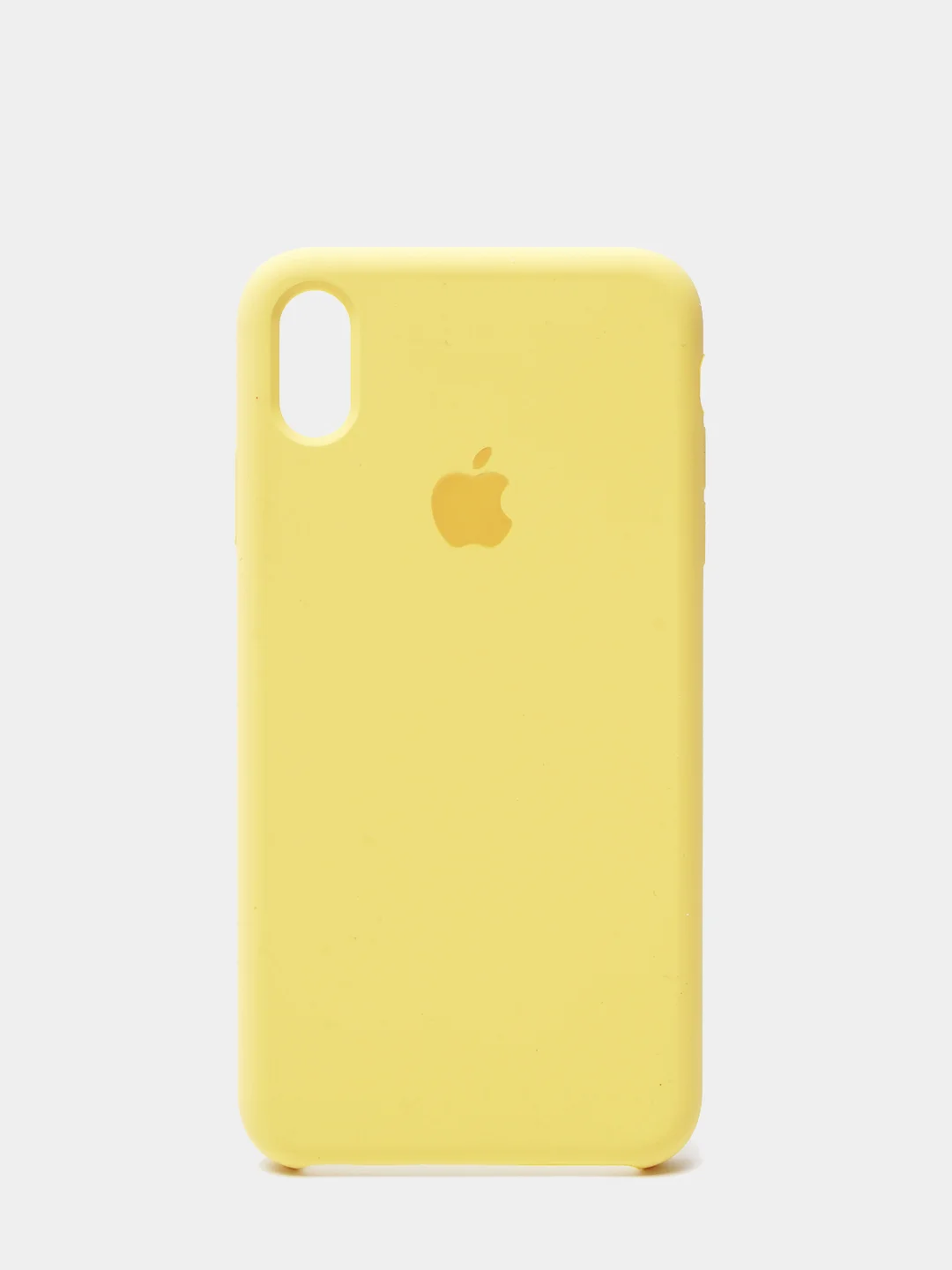 Голубой чехол Silicone Case для IPhone XS Max с открытым низом