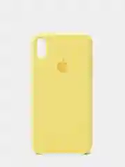 Голубой чехол Silicone Case для IPhone XS Max с открытым низом