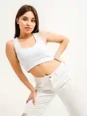 Белый женский топ