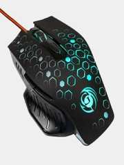 Проводная оптическая мышка MGK 11U/USB,цвет черный,подсветка