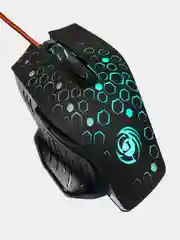 Проводная оптическая мышка MGK 11U/USB,цвет черный,подсветка