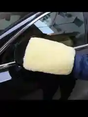 Перчатки для мойки авто с начёсом Рукавица для мойки кузова плюшевая особомягкая