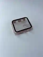 Коралловый меланж бампер накладка чехол на корпус часов со стеклом Apple Watch (Эпл вотч) 40 mm