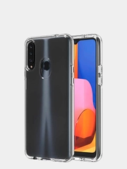 Чехол для Samsung A20s прозрачный силиконовый