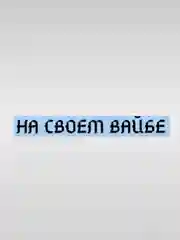 Наклейка на авто "На своём вайбе"