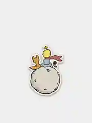 Коралловый деревянные значки "Маленький принц"