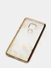 Чехол Huawei Mate 20, Хуавей Мат 20, прозрачный силиконовый со стразами