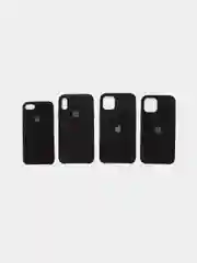 Черный чехол Silicone case для iPhone 11/XR/12/7/8/X/XS/6S/Pro/Max,Plus,SE Силиконовый (айфон)